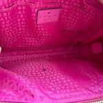 Kate Spade Adelia Hadley 2way Leather Bright Neon Crossbody Messenger removable strap clutc Coquette Barbie Colorful Neon Pop Photo 7