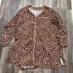 Summersalt  The Cloud 9 Boyfriend Sleep Shirt Leopard Pink Sky Pajamas Large Photo 3