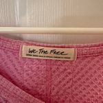 Free People Pink Waffle Sweater Photo 2