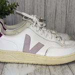 VEJA Womens Size 37 US 6 Magenta White Sneakers Photo 0
