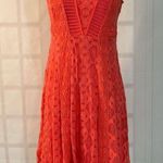Sundance salmon Pink Lace sleeveless summer Dress Size 4 Photo 0