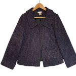 Laura Ashley VTG Tweed Blazer Jacket Textured Career Preppy Classic Girly Boss M Photo 0