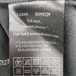 Ted Baker  Black Exposed Seam Zipper Detail Dress Size 2-4 Photo 6