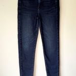 American Eagle Dark Wash Indigo Super High Rise Jegging Super Stretch Size 2 Reg Photo 12