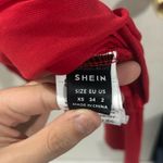 SheIn  Scarlet Draped Mini Dress Photo 2