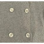 Kenneth Cole  Cotton  Blend Military Buttons Gray Warm Cozy Women’s Sweater SZ PM Photo 3