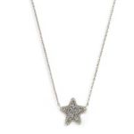 Kendra Scott NWT Silver Star Drusy Necklace Photo 2