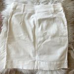 Etcetera White Denim Skirt Photo 5