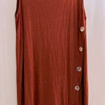 Olive & Oak  rust colored dress, size medium Photo 0