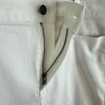 Talbots  Classic Cotton White Mid Rise Knee Length Jean Skirt Stretch Pockets 10 Photo 4