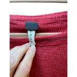 Free People  We the Free Women Small Blossom Thermal Top Red Bandana Sleeves Boho Photo 7