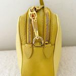 Miu Miu Yellow Leather Double Zip Crossbody / Shoulder Bag Photo 3