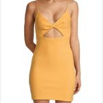 New! Bec & Bridge Cammi Cutout Bodycon Minidress Yellow Size 4 $240 Photo 3