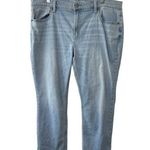 Old Navy Light Rinse Mid Rise Boyfriend Built-In Warm Jeans Women's Size 16 Photo 0