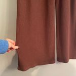 Abercrombie & Fitch  Brown Ribbed Wide-Leg Comfy Sweat Pants Photo 3