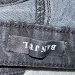 BANJUL  Black Flare Jeans with White pearl Accents Photo 6