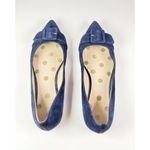 Boden Women Ballet Flats Blue Slip On Suede Pointed Bow Sandals Casual 41 US 7.5 Photo 6