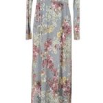 Bellamie Floral Long Sleeve Maxi Dress – Pockets, Flowy, No Size Tag Photo 0