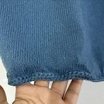 Handmade crochet blue skirt boho festival gypsy knit skirt size M Photo 2