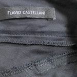 Flavio Castellani Black Lace Up Corset Strapless Bustier dress Italian SZ 42 Black Photo 7