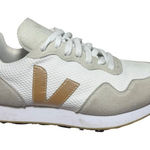 VEJA  Women's White and Gold Sneakers size 6 Photo 0