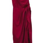 Lulus Draped Special Occasion Prom Homecoming Dress Berry Red Size XL NWOT Photo 0