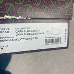 Tory Burch  Mini Miller Flat Thong  Sandals Dark Blue size 7 Photo 6