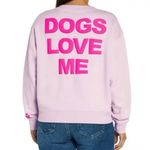 Wildfox “Dogs Love Me” Crewneck Pullover Sweatshirt Lilac Size Medium Photo 1