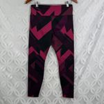 Brooks Formation Crop Leggings in Plum Eclipse Jacquard Size M Photo 4
