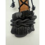 Tory Burch Rope Ankle Tie Sandal in Perfect Black Leather – 65mm, Size 6 Photo 6