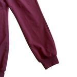 FIGS  Zamora Jogger Scrub Pants Drawstring Stretch Burgundy Size Small Women's Photo 4