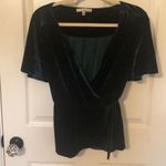 June and Hudson  velvet wrap top Photo 1