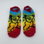 Grateful Dead  Low Rise Socks Tie Dye Rainbow Dancing Bear One Pair Photo 1