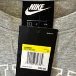 Nike  Women's Sportswear NSW Varsity T-Shirt Dress Grey/White Stretch Size S NWT Photo 3