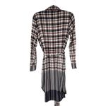 Tommy Hilfiger Plaid Full Button Front Long Sleeve Waist Tie Shirtdress Photo 1