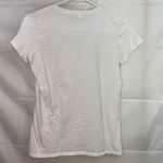 Women’s solid white cat mom short sleeve casual tshirt shirt 100% cotton small‎ Photo 5