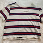 Brandy Melville Red Stripe Tee Photo 0