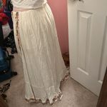 Patrons of Peace Embroidered White Skirt Photo 11
