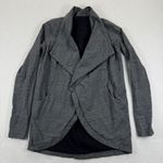 Lululemon That's a Wrap Cardigan Jacket Gray Heathered 4 Long Sleeve Thumb Holes Photo 0