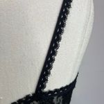 Source Unknown Petra Fashions Black Lace Sheer Romper Nightgown Y2K 90s Lingerie Size L Photo 5