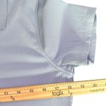 G/FORE Womens Tech Nylon Ribbed Golf Polo Size M Blue Performance Activewear Blue Size M Photo 9