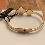 NWT Atterri Mother of Pearl Clover Bracelet Gold Photo 2