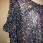 H.I.P. sheer floral ruffle top, Small Photo 3