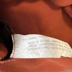 ZARA  Orange Satin Mock Neck Tunic Open Sides Medium Photo 7