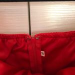 Red Satin Corset Side Slit Midi Dress Size M Size M Photo 5