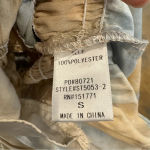 Le lis  Samantha Tie‎ Dye Smocked Long Sleeve Crop Top Photo 4