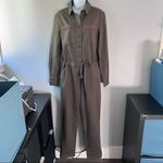 Boden Olive Denim Jumpsuit Green Size 8 Photo 1