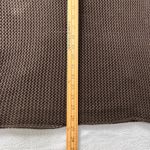 Chico's 100% Cotton Open Knit Sweater Brown Size 2 M L Beach Cover Layer Top Photo 5