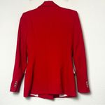ZARA Tailored Double Breasted Blazer - Mid-Red Photo 5