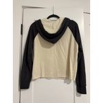 Michael Lauren $136 New Half Zip Pullover Hoodie - Charcoal Ivory - Small Photo 1